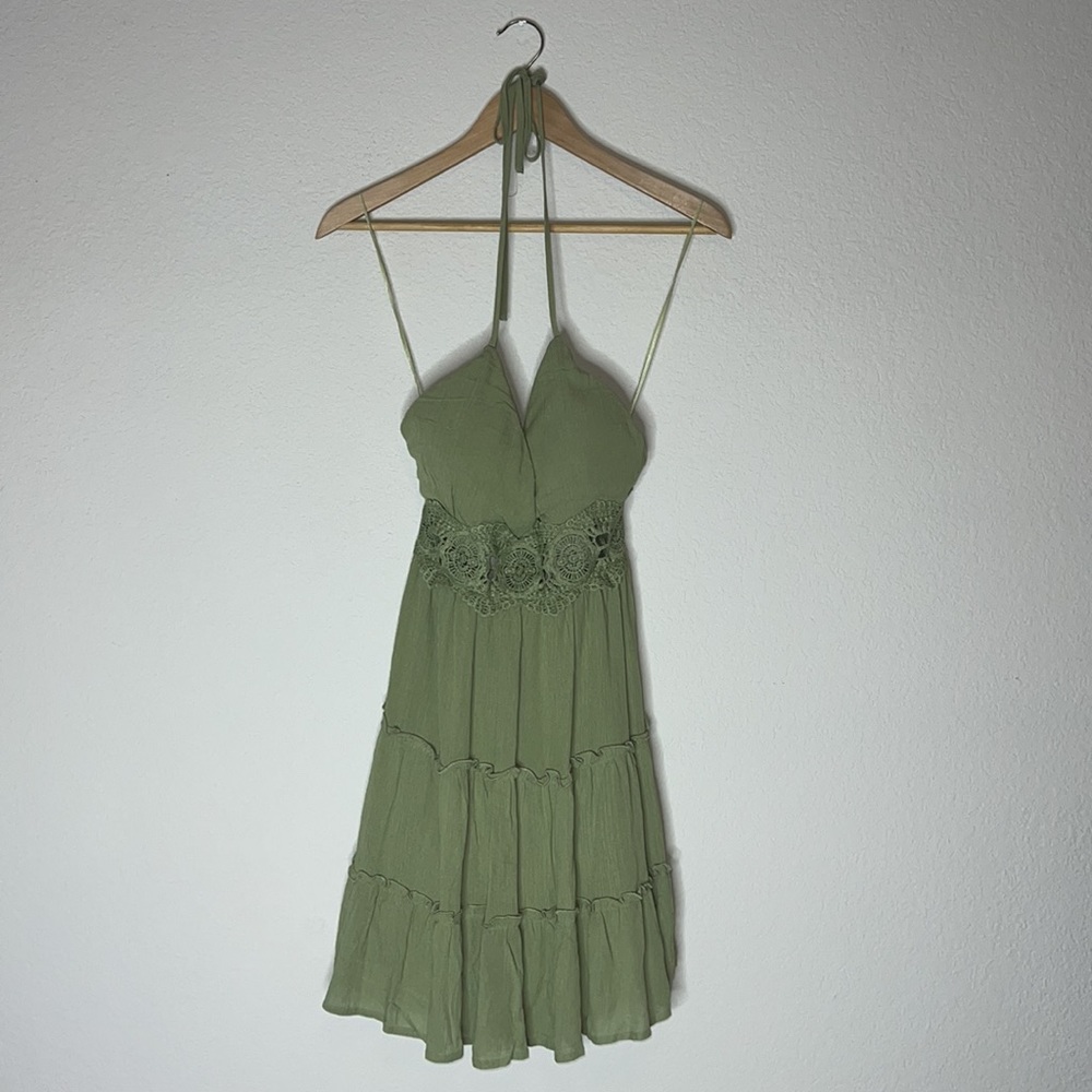 Iris Flirty Mini Halter Dress